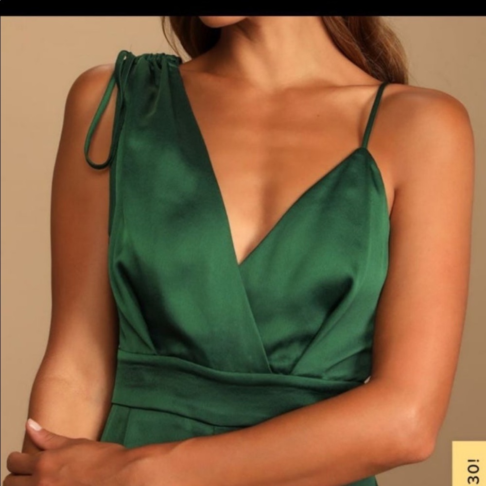 LULUS SATIN JUMPSUIT-NEW!!!!!!